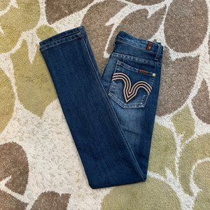 7 For All Mankind straight leg jeans sz. 25